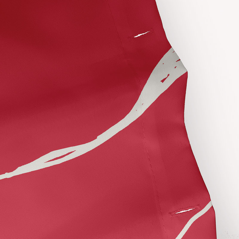 Rideau de douche simple Hirasisa, Corail
