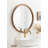 Wooden Round Beaded Mirror-866331322