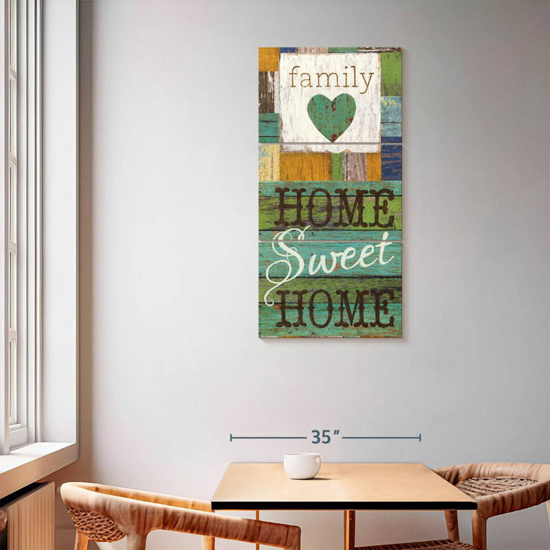 Plaque murale Sweet Home