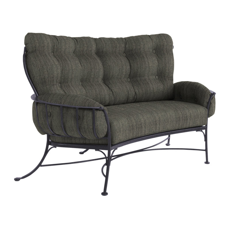 Monterra Outdoor 2 - Seat Loveseat, Graphite, Cast Lagoon