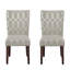 Chaise parsons rembourrée en velours Feldman-22213672