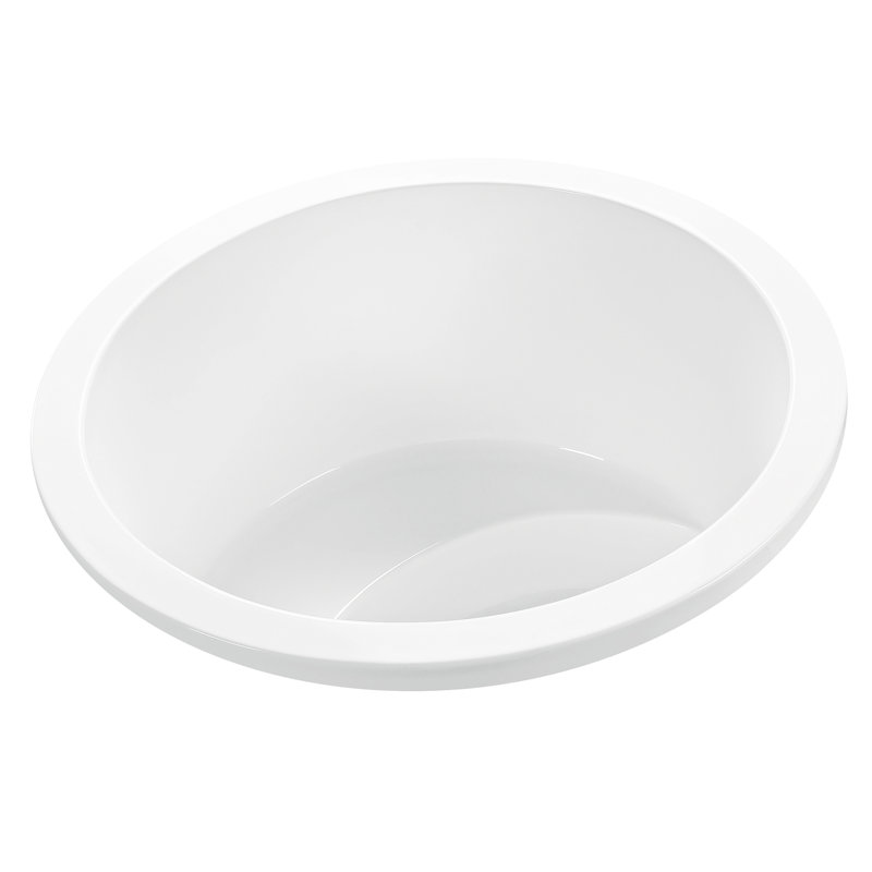 Baignoire à air de 52 po MTI Solutions, Blanc, Sous-comptoir