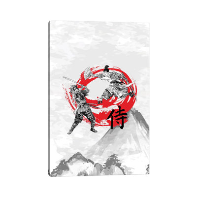 Samurai Warriors by Cornel Vlad - Wrapped Canvas Graphic Art