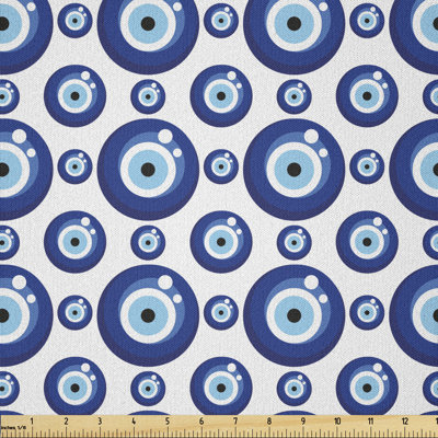 Daynton All Seeing Eye Superstitious Turkish Ethnic Multi-Purpose Fabric