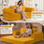 Canapé-lit modulaire pliable en velours côtelé convertible, aucun assemblage requis pour le salon, la chambre à coucher ou le bureau-33566051-37739515