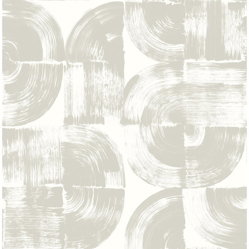 Tavira Abstract Geometric Luxury Wallpaper, Taupe