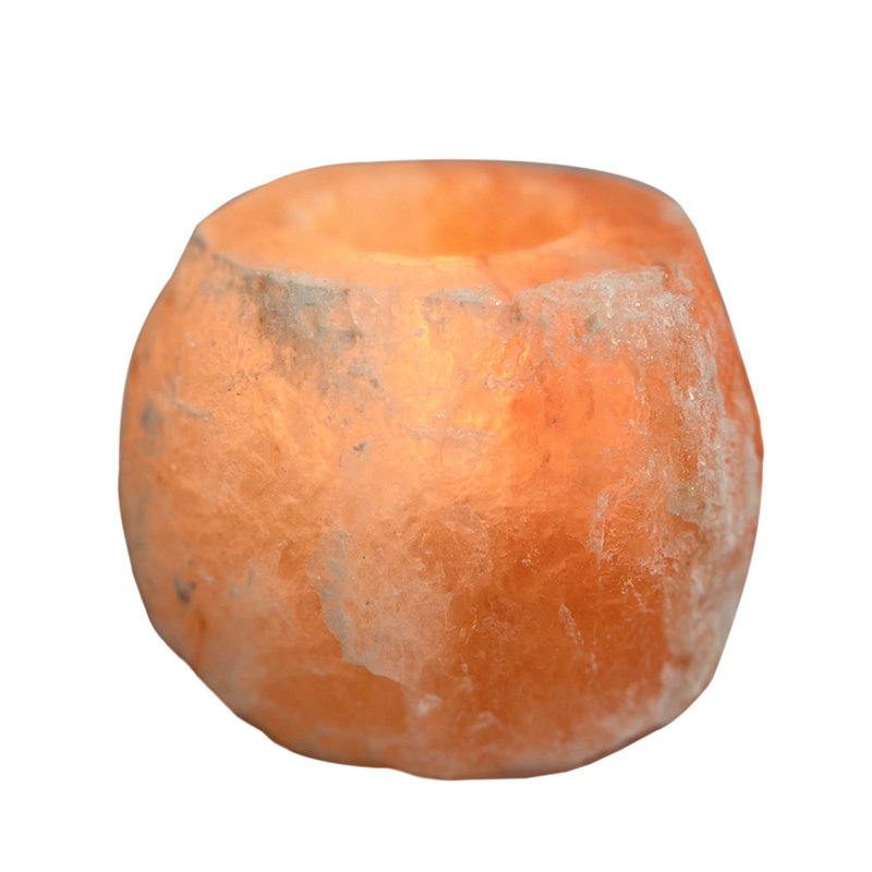 Himalayan Salt Tealight Holders - Set of 8 - Pink