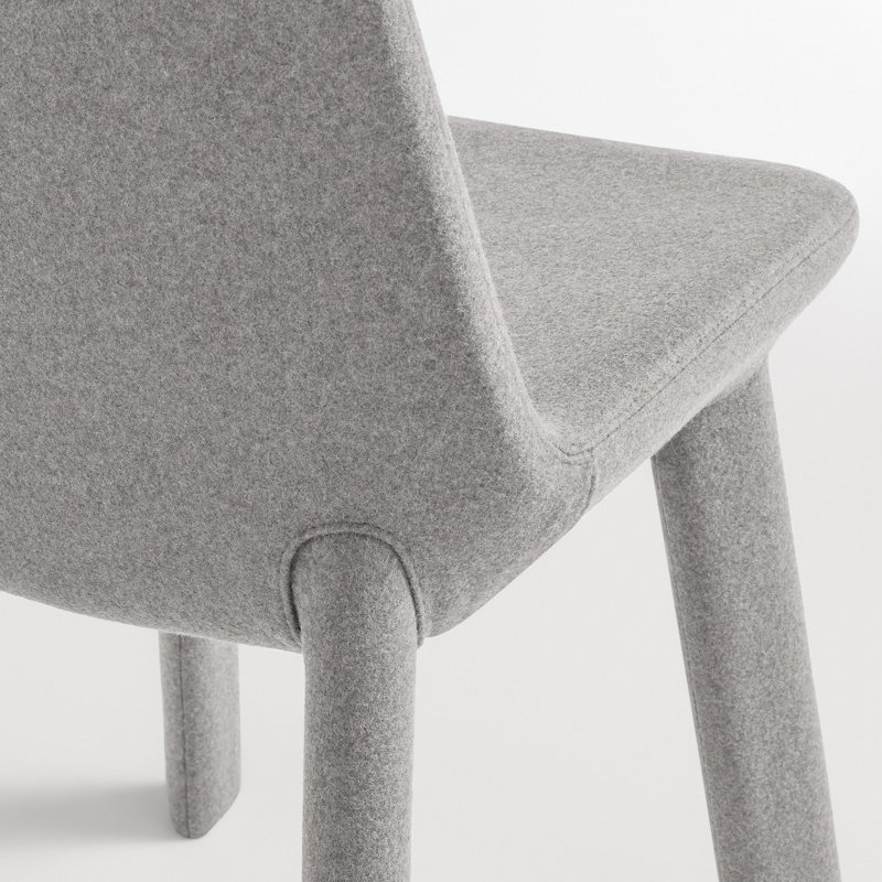 Chaise de salle à manger Neat, Gris clair Vesper