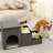 Rodneshia Dog Stairs for Sofa With 3 Steps Foldable with Storage