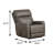 34.4" W Contemporary Lift Chair, Gray