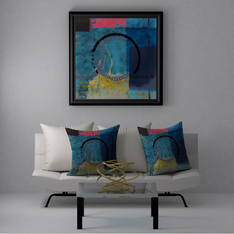 Housse de coussin carrée eschana, H 20 po x l 20 po x p 5 po
