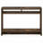 Furinno VIOLA Entryway Table, Console Table with Storage Shelf, Sofa Table, for Living Room, Home Office, Entryway, Amber Pine-121882915-121882913