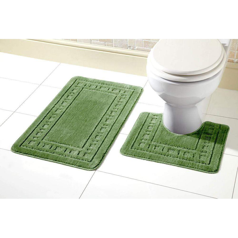 Non-Slip Bath Mat, Green