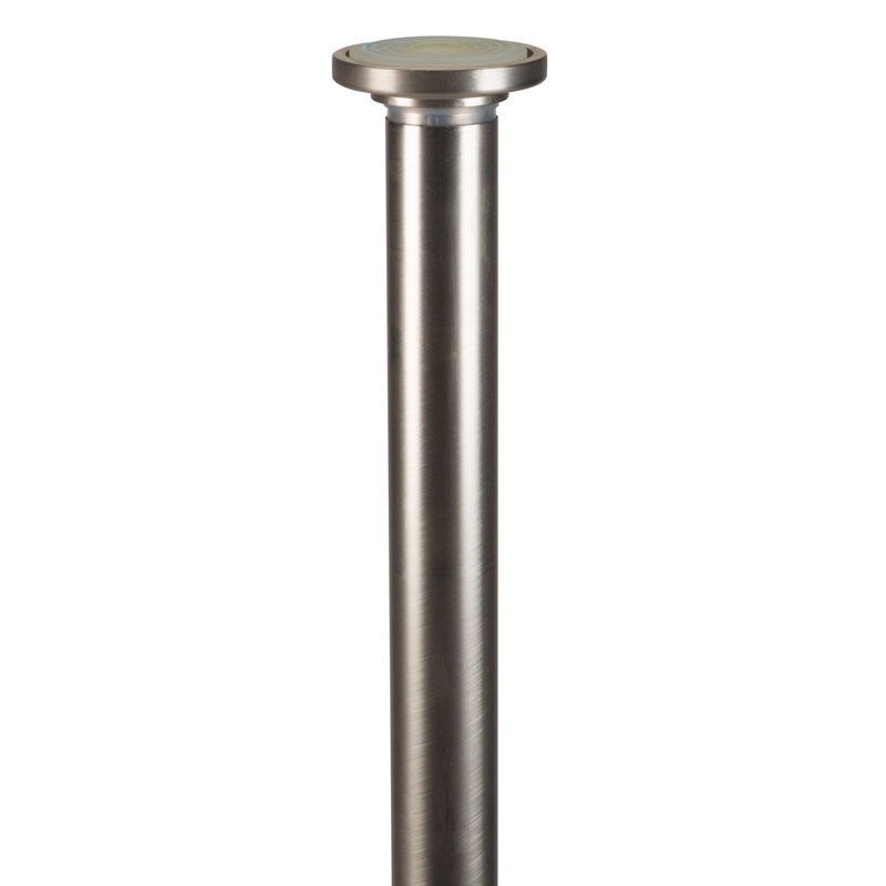 Ikemsinachi Steel, Zinc Alloy Adjustable Tension Rod, 42'' - 74'', Satin