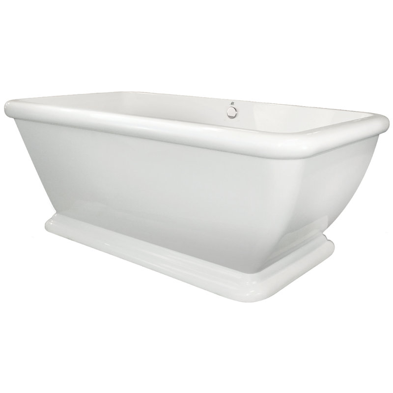 Rockwell 66'' x 36'' Soaking Acrylic Bathtub