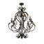 Lustree 8 lumières façon bougie classique Jandreau