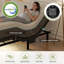 Structure de lit réglable avec inclinaison indépendante de la tête et des pieds, télécommande sans fil, éclairage sous le lit, matelas et assemblage sans outil inclus-2062438708