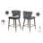 Sanchez Upholstered Counter Stool with Metal Frame-31892930