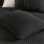 Ensemble de courtepointe 3 pièces noir double / grand-119922104-119922098