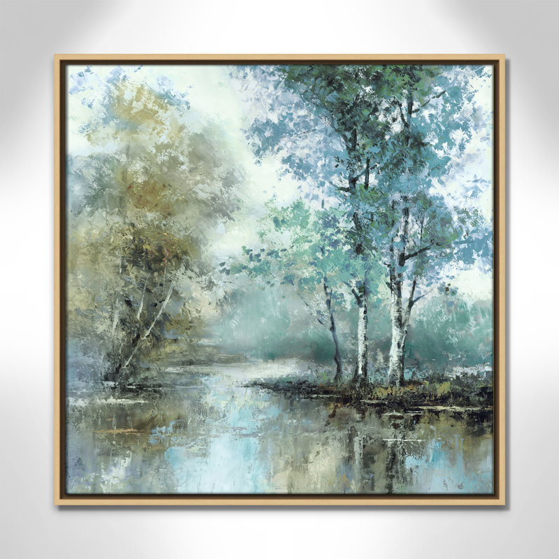 Spring's Grace I - Square Version Print par T.C. Chiu, H 25,5 po x l 25,5 po, Naturel
