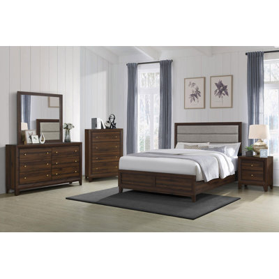Louanne 5-piece Queen Bedroom Set Walnut