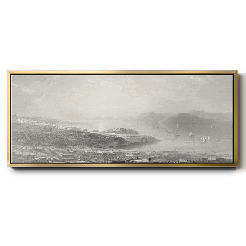 Golden Gate - toile encadrée, H 8 po x l 20 po