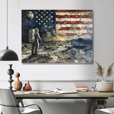 «Kyon Usa Moon Apollo 13 Mission I - Moon Large», art mural