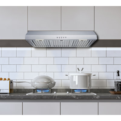 Blue Ocean 800 CFM Under Cabinet Range Hood with Convertible Duct