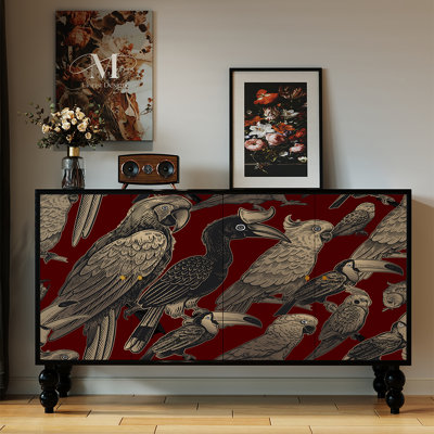 French-style household solid wood sideboard