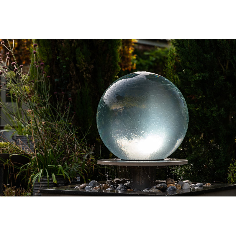 Salix Acrylic Weather Resistant Water Feature Fountain with Light
