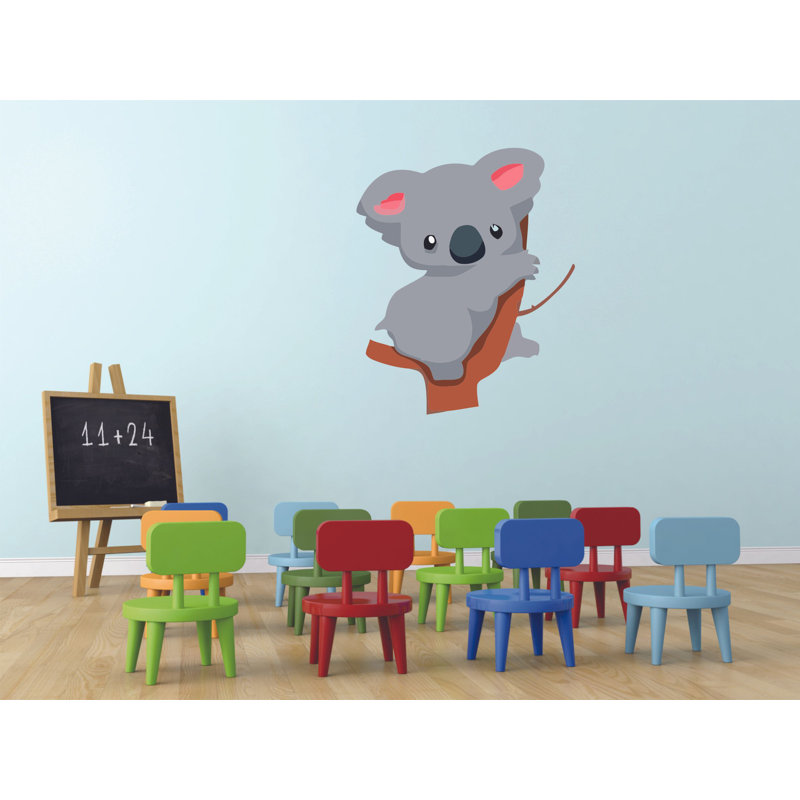 Décalcomanie murale mignonne bébé Koala, H 20 po x l 12 po