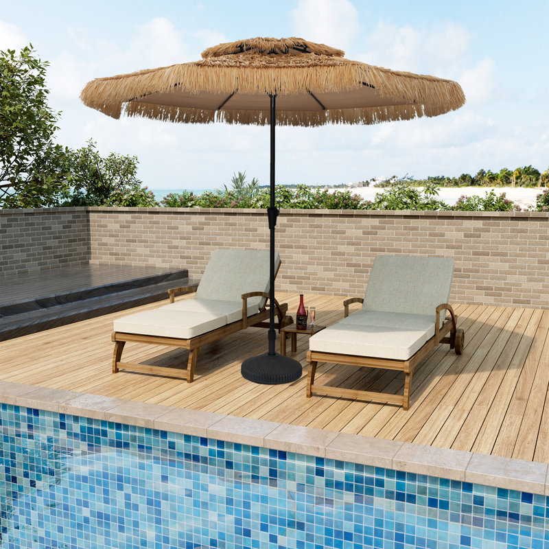 Parasol Gabriello, H 101,18 po x l 116,93 po x P 116,93 po