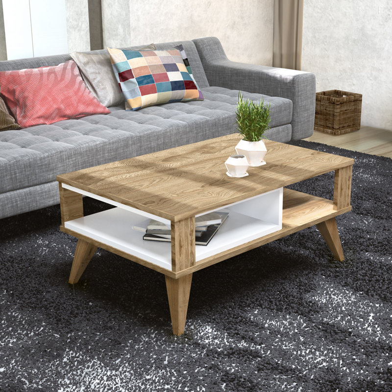 Four Leg Coffee Table with Storage