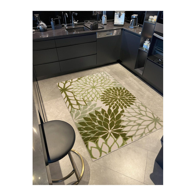 Tapis vert lavable coloré, Sous-tapis rectangulaire 3 pi 11 po x 5 pi 11 po i