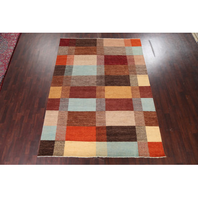 One-of-a-Kind 7'10" X 10'11" New Age Wool Area Rug in