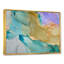 «Green and Blue Tender Liquid Art III», reproduction sur toile-67339443-67339444