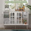 Buffet 4 portes en verre