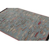 Burano Hand Knotted Wool Animal Print Area Rug