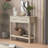 Farmhouse Style Console Table With Dual-Tone Design, 2 Drawers And Bottom Storage Shelf – Rustic Side Table For Entryway, Living Room And Hallway-1860573886