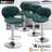 Brijet Upholstered Adjustable Height Counter Stool with Metal Frame-1260508157