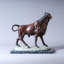 Sculpture de bison