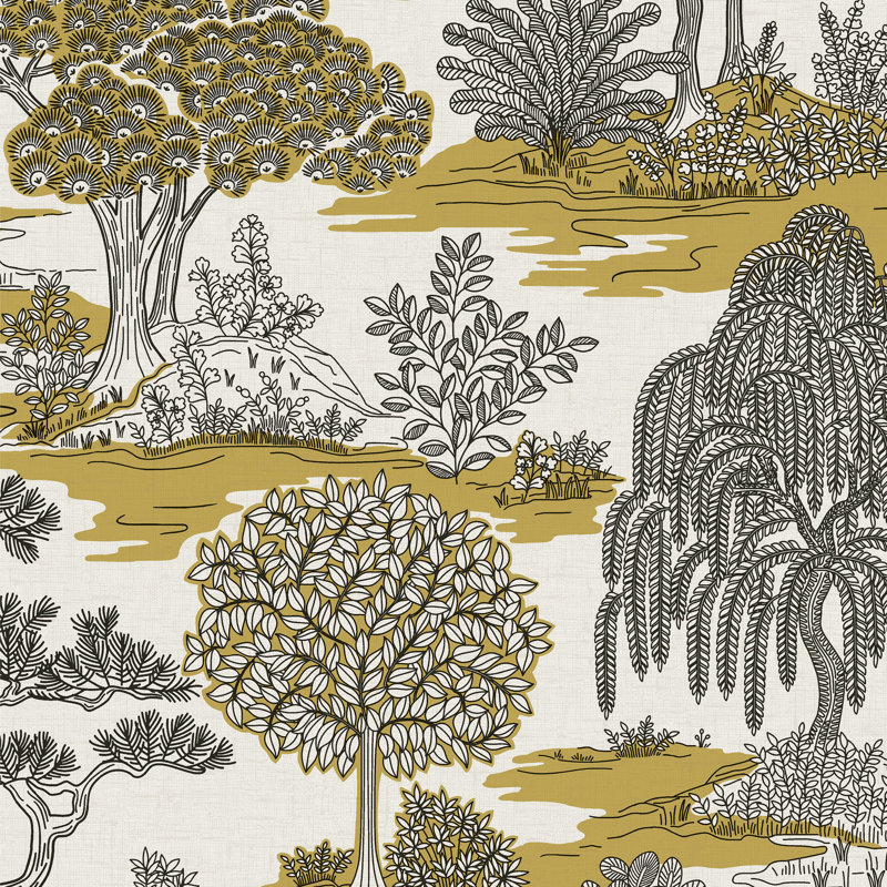 Cochrane 10.5m x 52cm Smooth Non-Pasted Wallpaper Roll, Orange