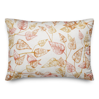  Housse et insert de coussin rectangulaire Watercolor Autumn Leaves