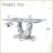 Kimara Modern Marble-vein Finish 60" Rectangular Table with U-shaped Base For Dining And Work-410230935