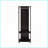 Hall Tree, Modern Espresso with Storage, Mirror &amp; Casters | Espresso | Synthetic Wood