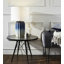Lampe de table 23 po bleu / blanc Ristau