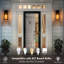 Matte Black Outdoor Sconce