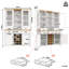 185 cm H Kitchen Pantry