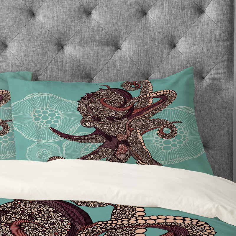 Octopus Bloom Pillowcase, King