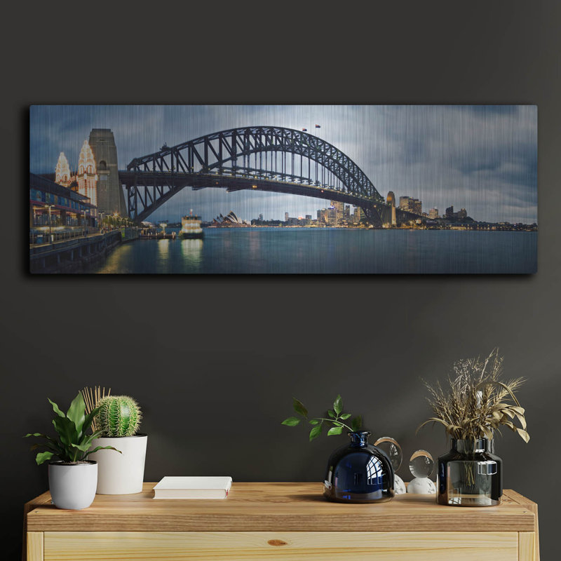 " Sydney Harbour " by SD Smart, 12" H x 36" W